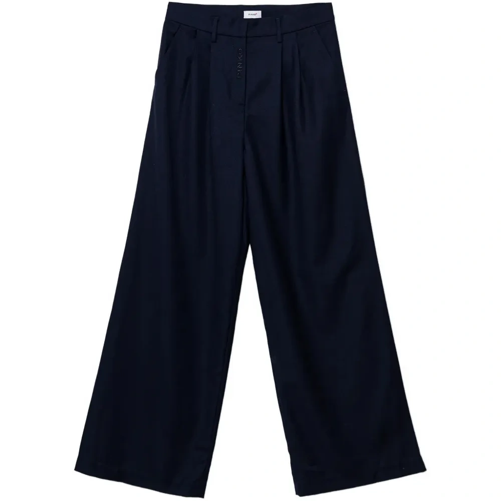 Брюки с вышитым логотипом и карманами