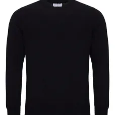 Свитер из джерси с круглым вырезом