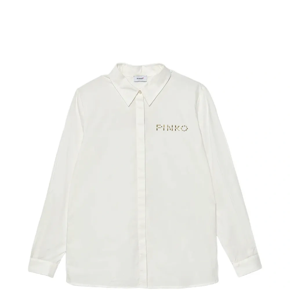 Рубашка с длинными рукавами и логотипом