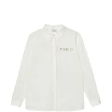 Рубашка с длинными рукавами и логотипом