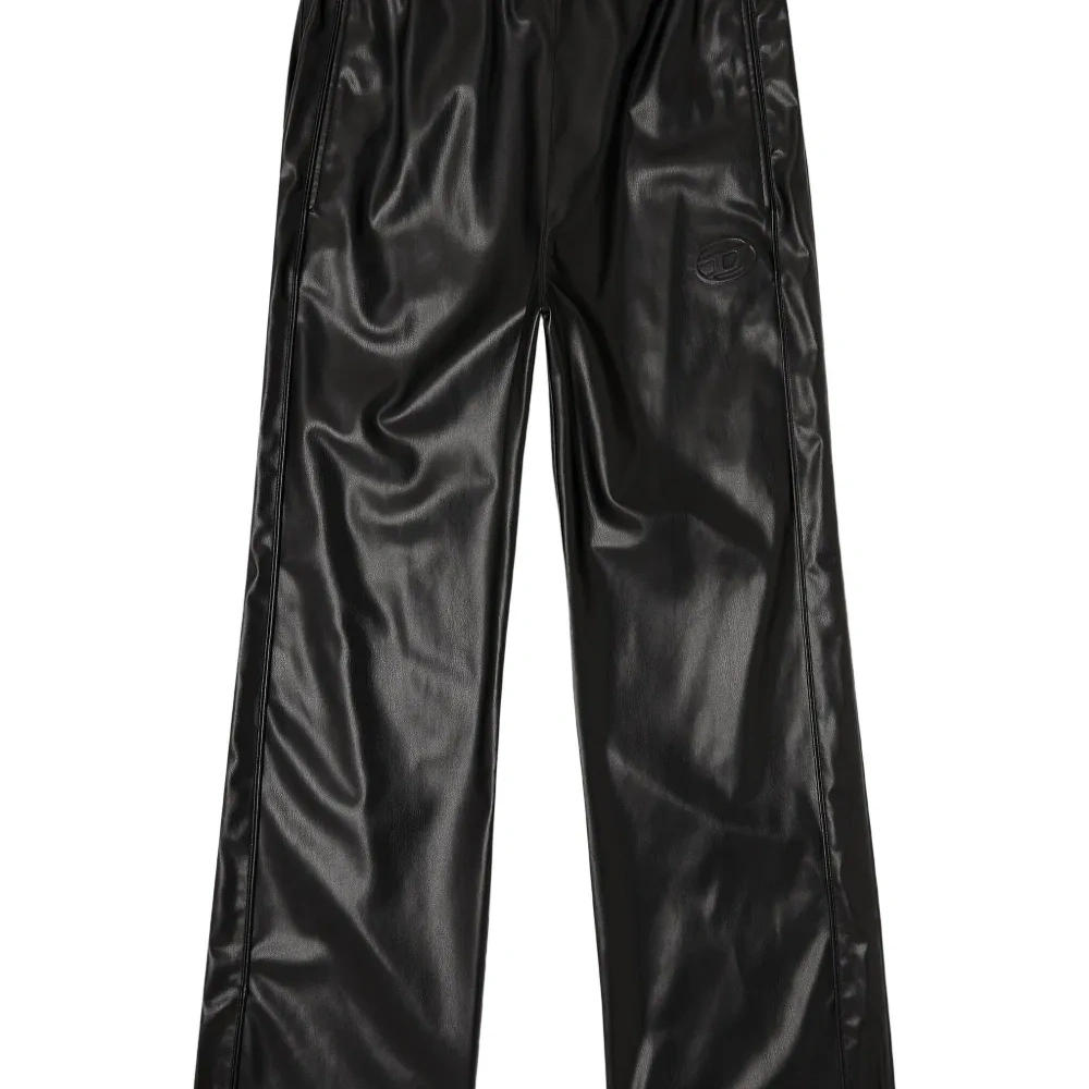 Брюки с вышитым логотипом