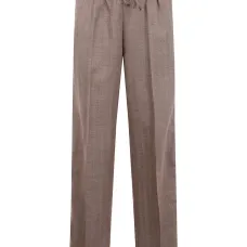 Брюки с эффектом меланжа