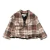 Пиджак в клетку с пайетками