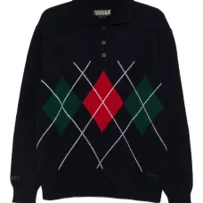 Поло с узором "аргайл"