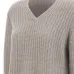 Текстурированный джемпер с V-образным вырезом