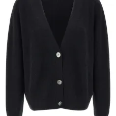 Кардиган с V-образным вырезом и застежкой на пуговицы