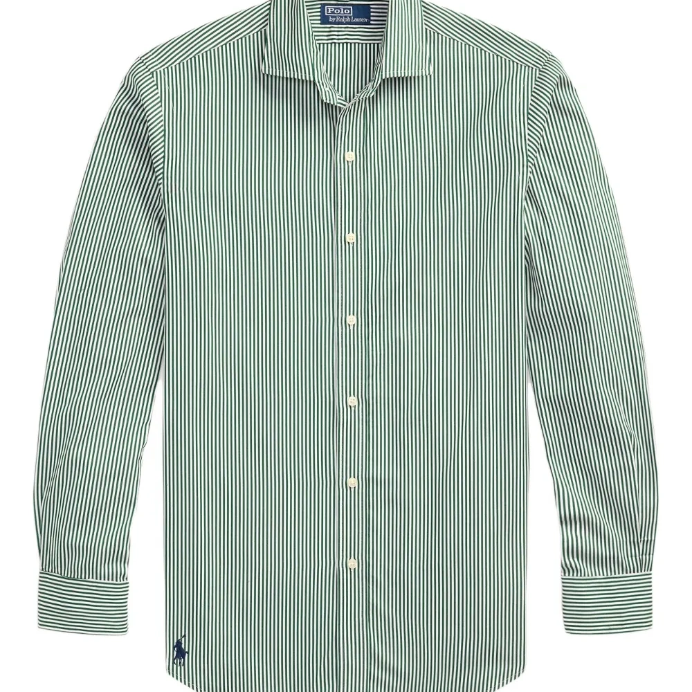 Полосатая рубашка с длинными рукавами