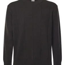 Вязаный свитер с круглым вырезом Вязаный свитер с круглым вырезом