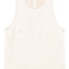 Топ без рукавов с атласным блеском Топ без рукавов с атласным блеском