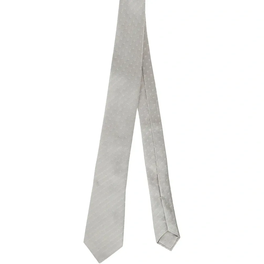 Галстук из шерсти с узором