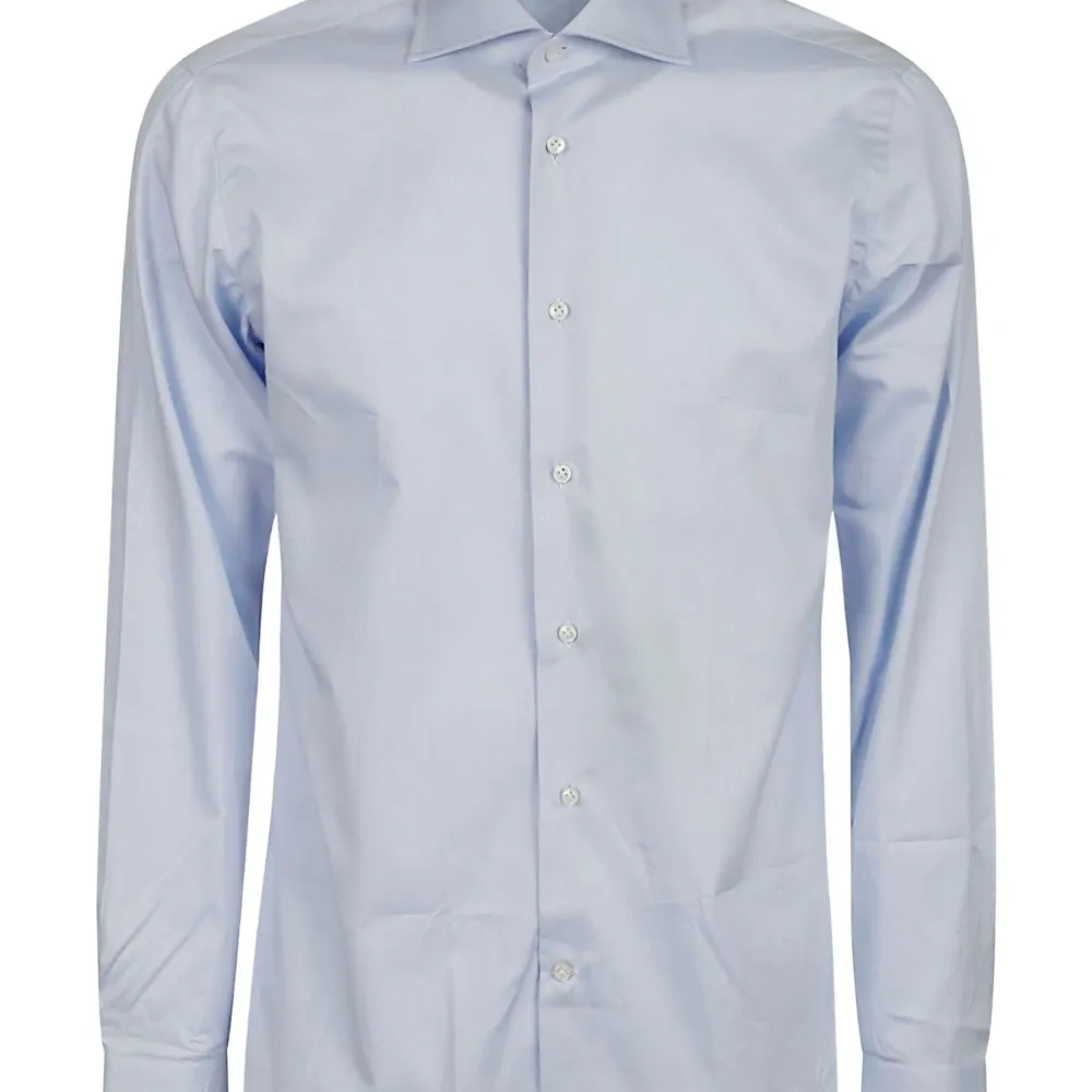 Рубашка с перламутровыми пуговицами