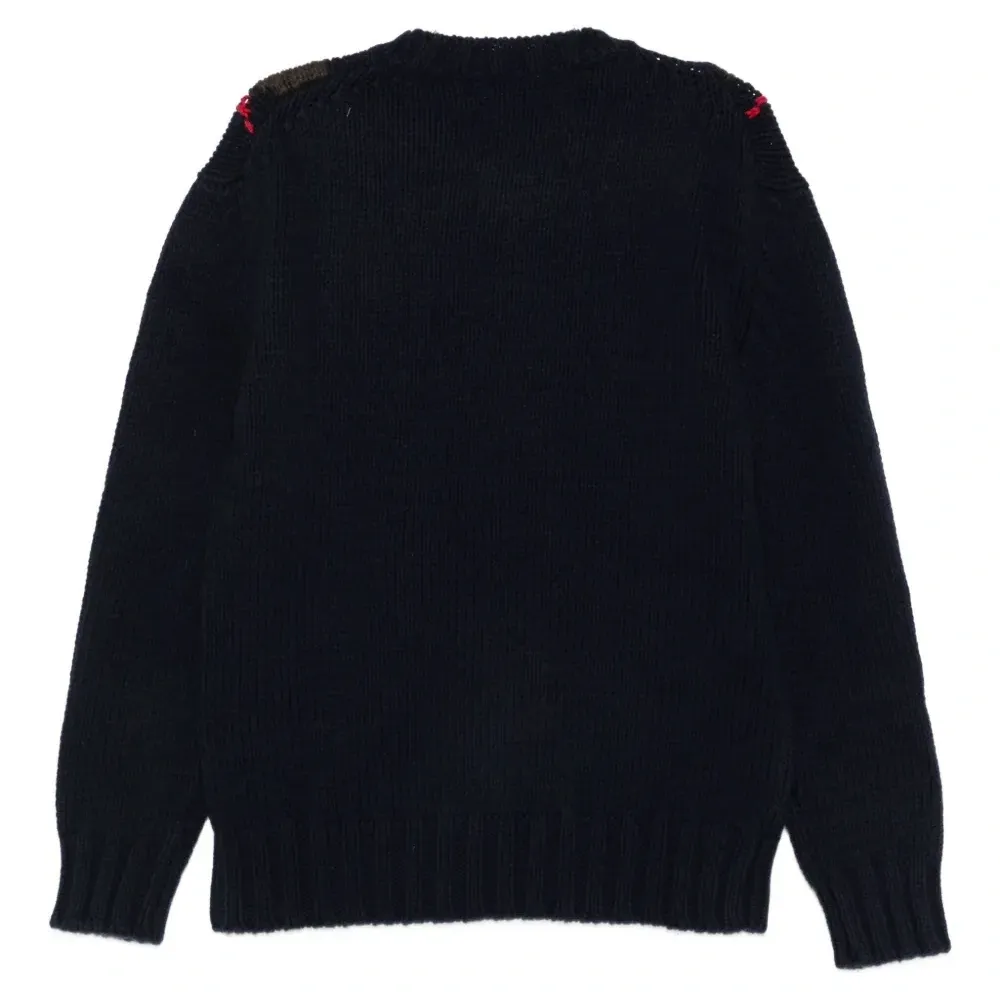 Джемпер с ромбовидным узором (аргайл)