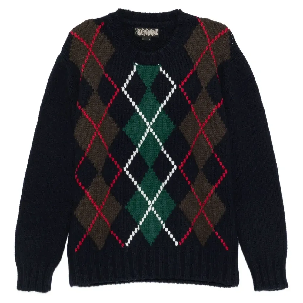 Джемпер с ромбовидным узором (аргайл)
