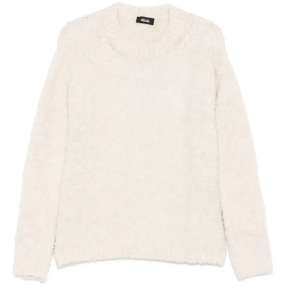 Свитер с круглым вырезом