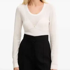 Свитер в рубчик