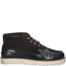 Туфли на шнуровке со вставками