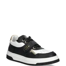 Кожаные кроссовки с ремешком с логотипом Кожаные кроссовки с ремешком с логотипом