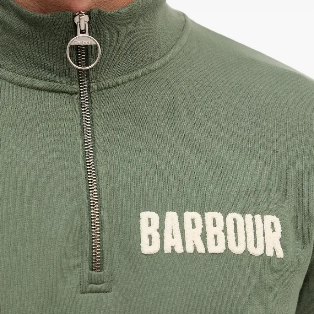 Толстовка с воротником на молнии и логотипом