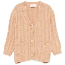 Кардиган с косами и карманами Кардиган с косами и карманами