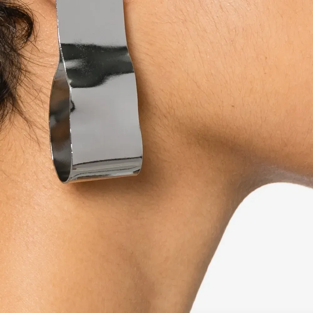 Позолоченные серьги-кольца Позолоченные серьги-кольца