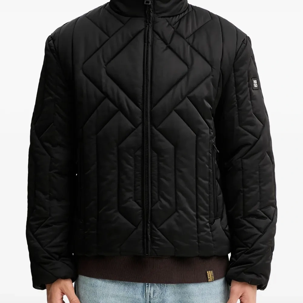 Стеганая куртка на молнии