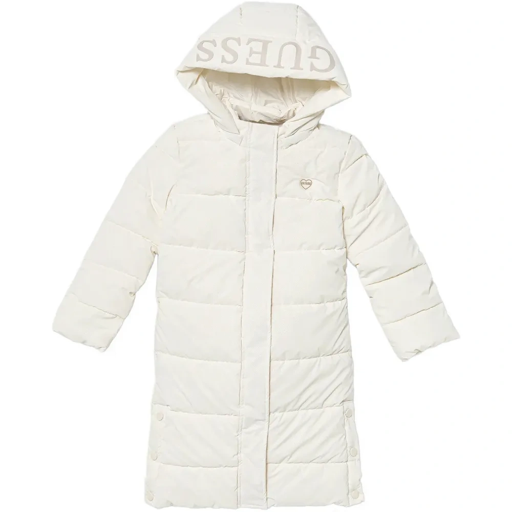 Стеганое пальто с капюшоном