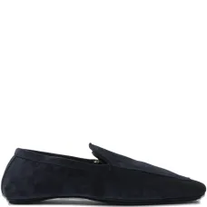 Замшевые лоферы