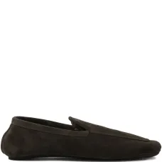 Замшевые лоферы