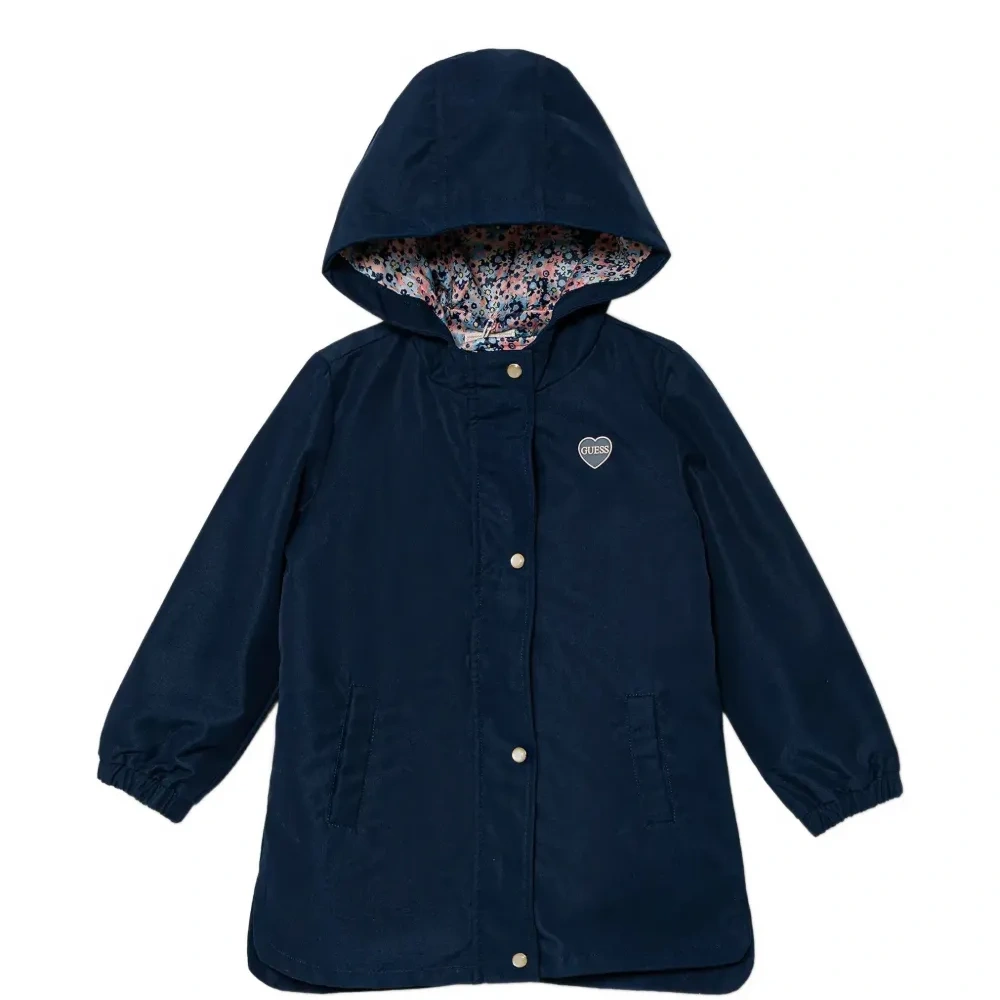 Куртка с капюшоном и логотипом