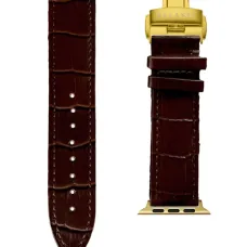 Ремешок для наручных часов Apple с тиснением под кожу крокодила Ремешок для наручных часов Apple с тиснением под кожу крокодила
