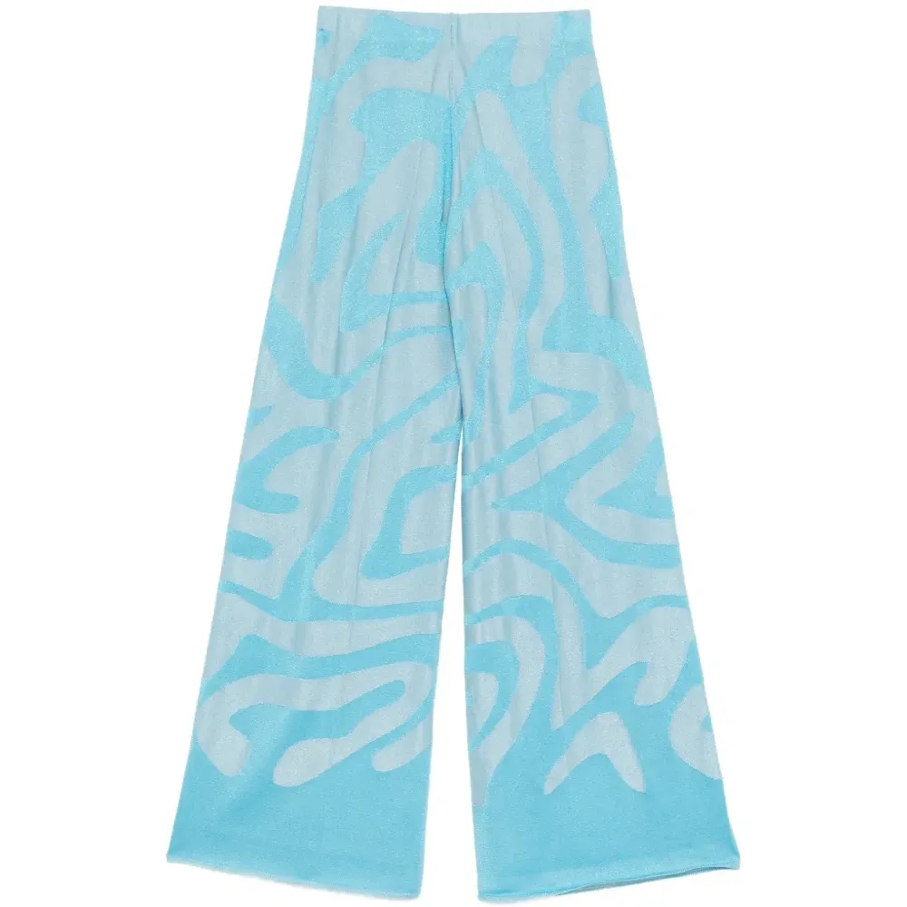 Брюки с геометричным узором