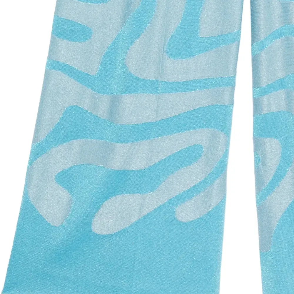 Брюки с геометричным узором