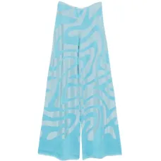 Брюки с геометричным узором