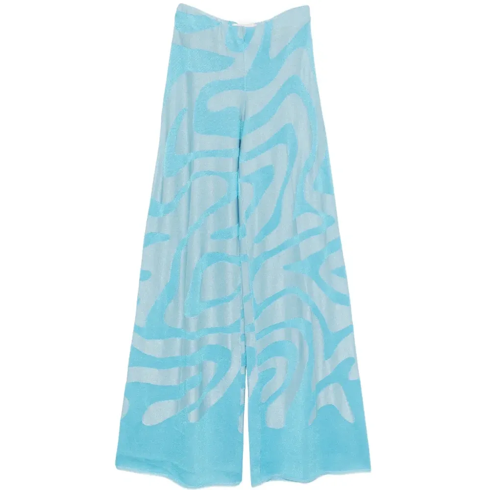 Брюки с геометричным узором