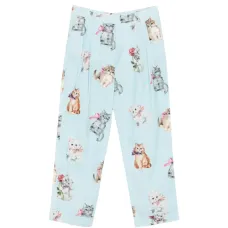 Брюки с принтом