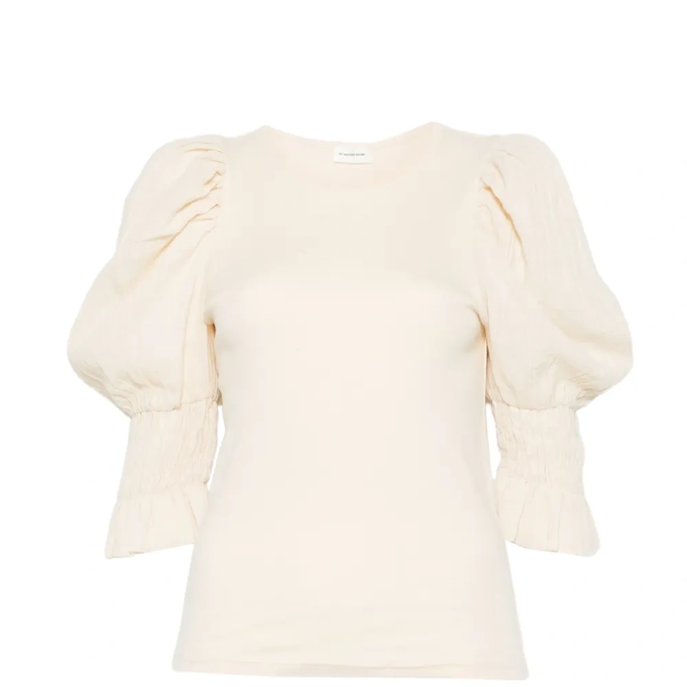 Футболка с объемными рукавами