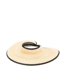 Шляпа с соломенной отделкой