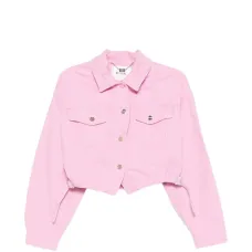 Укороченная куртка с нагрудным карманом