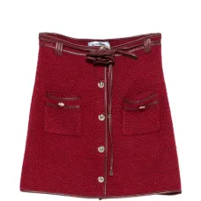 Твидовая мини-юбка