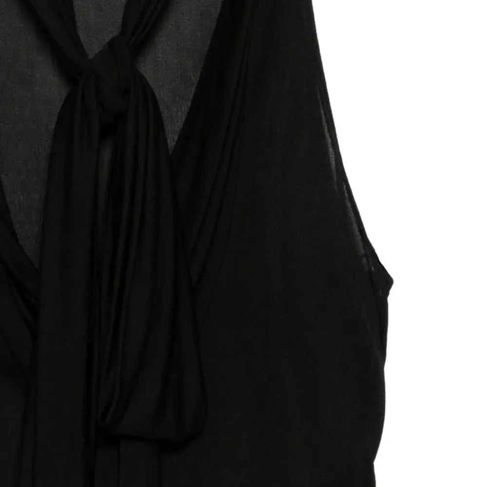 Блузка-халтер с бантом