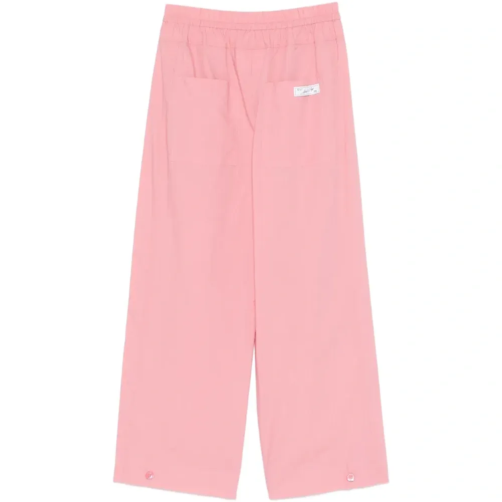 Брюки с кулиской и складками