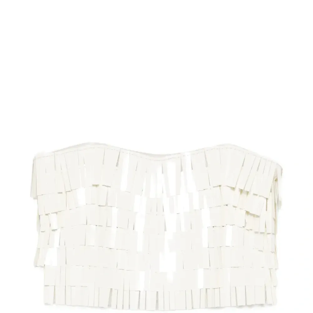 Топ с бахромой