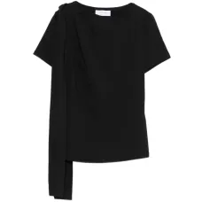 Футболка с драпировкой