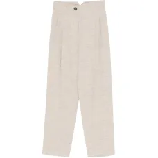 Плиссированные брюки на пуговицах Плиссированные брюки на пуговицах