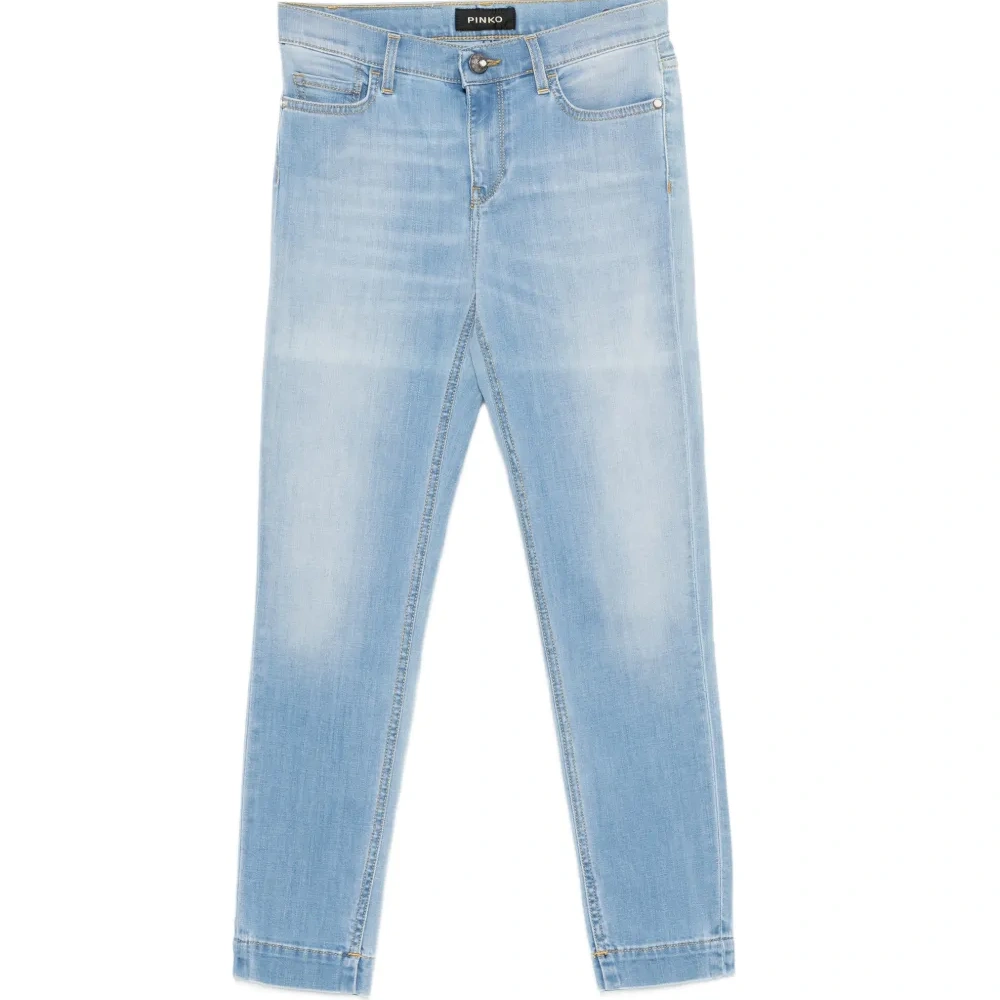 Джинсы скинни Sabrina 32 с бахромой Джинсы скинни Sabrina 32 с бахромой