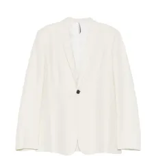 Однобортный блейзер с воротником-шалькой Однобортный блейзер с воротником-шалькой