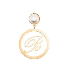 Серьги с искусственным жемчугом