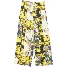 Брюки с цветочным принтом