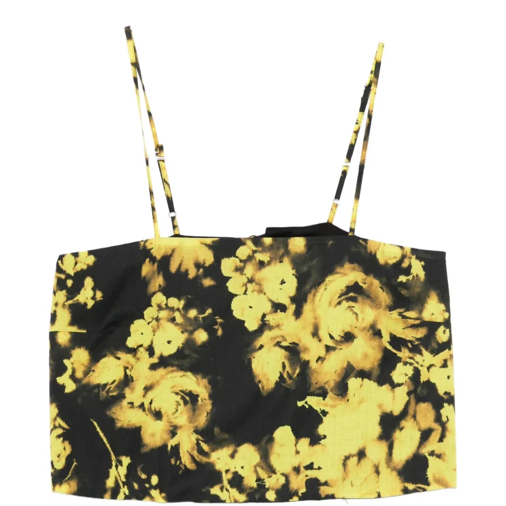 Топ с цветочным узором