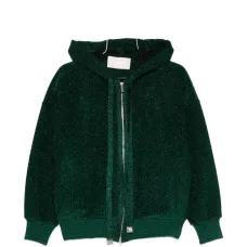 Трикотаж с капюшоном на молнии